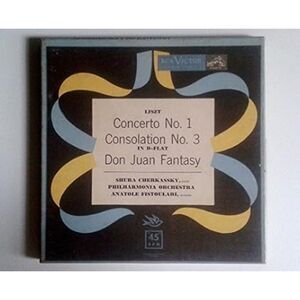 Liszt Concerto No.1 Consolation No. 3 In D Flat D Cherkassky Philharmonic Vinyl